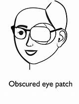 Amblyopia Astigmatism Obscured sketch template