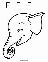 Elephant Coloring Head Drawing Color Print Face Pages Printable Twistynoodle Outline Getdrawings Elephants Ll Noodle Getcolorings Q85 sketch template