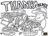 Coloring Pages Agriculture Farmer Ffa Thank Kids Tools Printable Ag Teaching Farm Book Farmers Week Activity Thanksgiving Market Animal Sheets sketch template