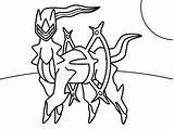Arceus Pokemon Coloring Pages sketch template