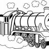 James Coloring Pages Engine Train Red Thomas Getcolorings sketch template
