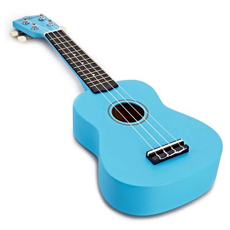 ukulele von gearmusic blau mit zubehoerpaket gearmusic
