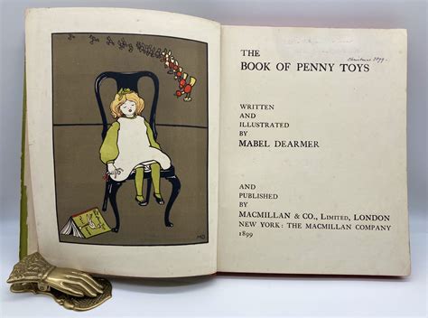 The Book Of Penny Toys Par Mabel Dearmer Very Good Hardcover 1899