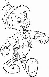 Coloring Pinocchio Pages Disney Colorare Cricket Jiminy Pinokio Color Printable Pinokkio Book Colouring sketch template
