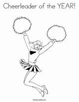 Coloring Cheerleader Pages Cheerleading Year Printable Pom Poms Megaphone Cursive Favorites Login Add Popular Twistynoodle sketch template