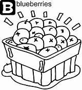 Blueberry Blueberries Jagoda Kolorowanki Berries Gambar Pumpkin Preschool Dzieci Muffin Bermulanya Sini Bestcoloringpagesforkids Wydruku sketch template