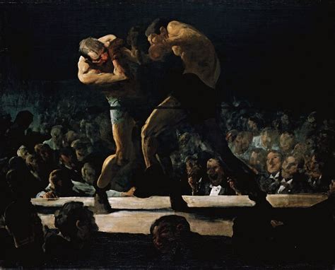 intense boxing match  sharkeys george bellows