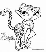 Coloring Pages Cartoon Bratz Color Printable Pets Kids Characters Character Petz Christmas Sheets Popular Sheet Print Book Gif Kid sketch template