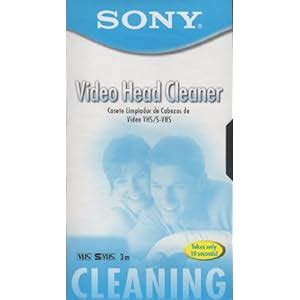 sony vhs  vhs video head cleaner