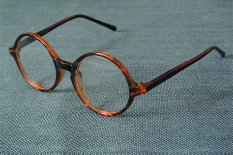 vintage 43 45 50mm eyeglass frames retro round glasses clear full rim