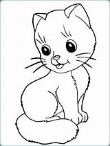 Coloring Kitten Pages Cute Realistic Printable Real Kittens Getdrawings Kitty sketch template
