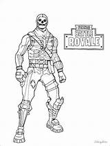 Fortnite Royale Skull Trooper King Drift Reaper Carbide Marshmallow Mandala Brite Stampare sketch template