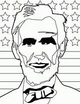 Lincoln Abraham Coloring Pages Printable Abe Getdrawings Popular Drawing President Coloringhome Comments Books sketch template