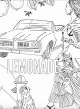 Coloring Pages Pitcher Beyonce Lemonade Stand Big Getcolorings Color Getdrawings Popular Comments sketch template