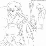 Rin Inuyasha Sesshomaru Sesshoumaru Jaken sketch template