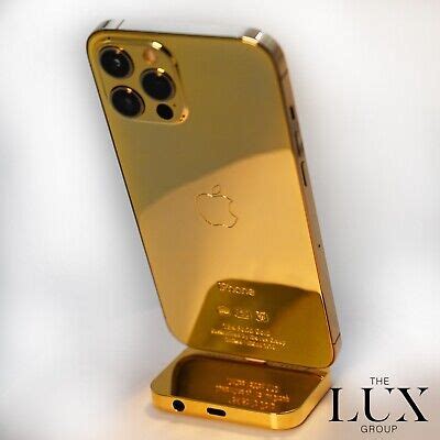 iphone  pro gb max gold plated unlocked brand  gsm cdma  custom ebay