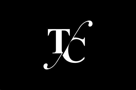 tc monogram logo design  vectorseller thehungryjpegcom