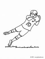 Gardien Hellokids Goalkeeper sketch template
