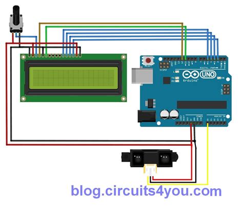 circuitsyoucom sharp ir sensor arduino interfacing code