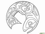 Haida Draw Nations First Canadian Coloring Pages Wikihow Native Salmon Animal Indigenous American Template Northwest Line Aboriginal Symbols Tribal Shapes sketch template
