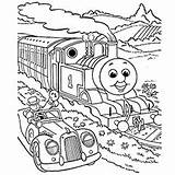 Coloring Pages Thomas Train Percy Engine James Red Color Printable Toddler Will Getdrawings Getcolorings sketch template