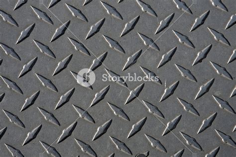 closeup  real diamond plate metal material royalty  stock image storyblocks
