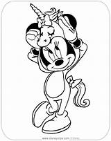 Minnie Coloring Disneyclips Dressed sketch template