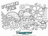 Summer Coloring Pages Sheets Season Preschool Enchanting 15th June sketch template