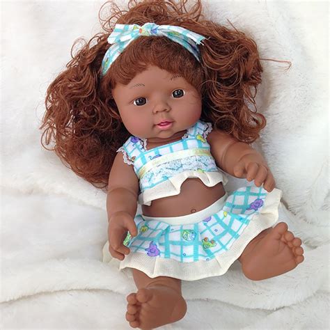 Huang Neeky 401 Black Girl Dolls African American Play Dolls Lifelike