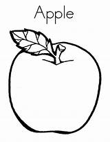 Apple Coloring Pages Letter Colouring Printable Apples Learn Oxidant Anti Eat Kids Fruit Letters Bubble Color Kindergarten Furby Didi Getdrawings sketch template