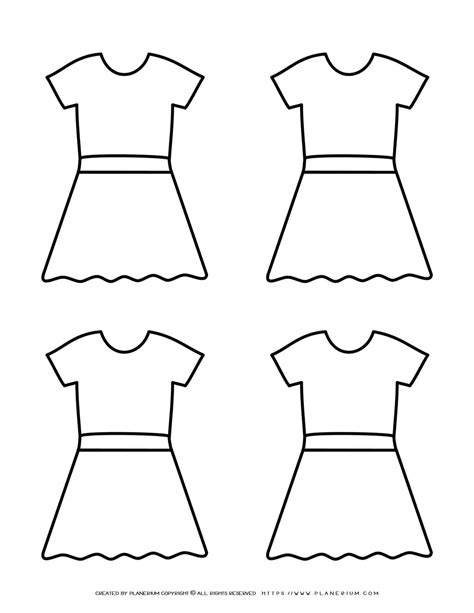dress outline template peacecommissionkdsggovng