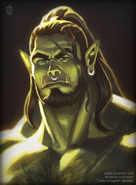 xelgot “ another orc practice this time i wanted to try something a
