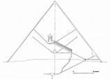 Coloring Giza Cheops Pyramid Khufu Great sketch template