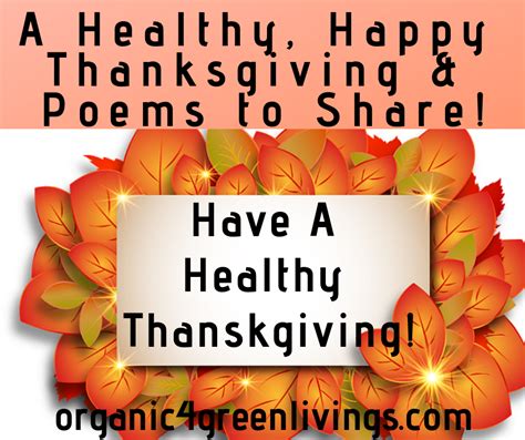 healthy happy thanksgiving celebration  poems  share