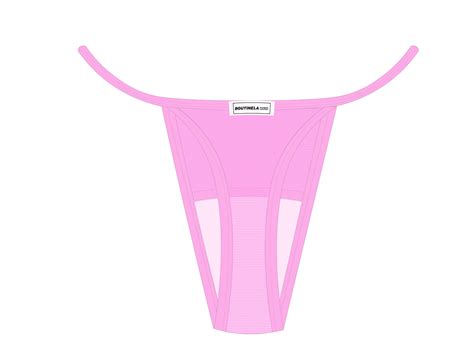 Pink Mesh Lace Thong Panty – Boutine La