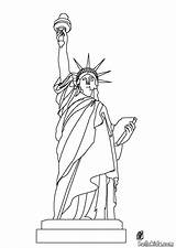 Liberty Hellokids Landmarks sketch template