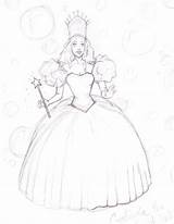 Glinda Deviantart sketch template
