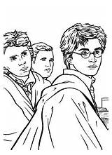 Coloring Pages Kids Potter Harry Fun sketch template