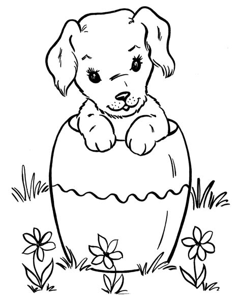 cute puppy dog coloring page coloring book pictures pinterest