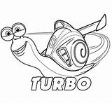 Turbo Coloring Pages Movie Colouring Clipart Drawings Sketch Kids Dreamworks Color Snail Animation Drawing Sheets Cartoon Disney Books 1st Grade sketch template