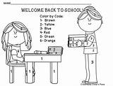 Coloring School Welcome Color Back Pages Sheet Enjoy Each Comes Hopping Students Popular sketch template