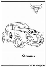Choupette Herbie Coloriage Ausmalbilder Cars2 Storm Coloriages Coccinelle Bug Guido Ausmalen Ausdrucken Colorier Enregistrée sketch template