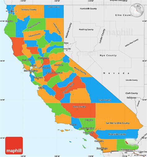 Lista 90 Foto Mapa Del Estado De California Estados Unidos Cena