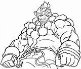 Akuma Fighter Street Coloring Pages Template sketch template