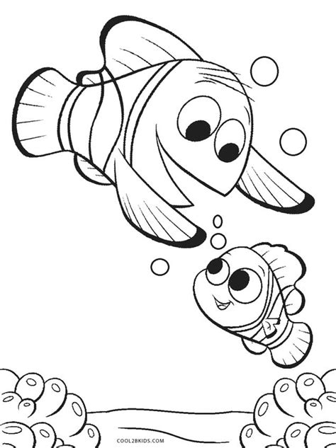 printable nemo coloring pages  kids