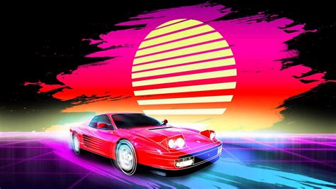 car retro artwork  hd artist  wallpapers images backgrounds   pictures