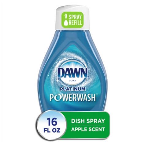 dawn platinum powerwash spray apple scent dish soap refill  fl oz king soopers