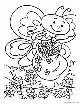 Coloring4free Spring Coloring Pages Kids Related Posts sketch template