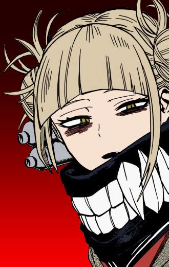 himiko toga omg i love her so much the face are so cute