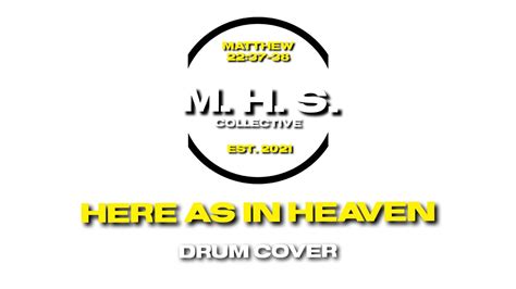 Here As In Heaven Elevation Worship Drum Cover Tutorial Youtube
